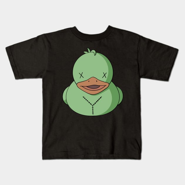 Zombie Rubber Duck Kids T-Shirt by Alisha Ober Designs